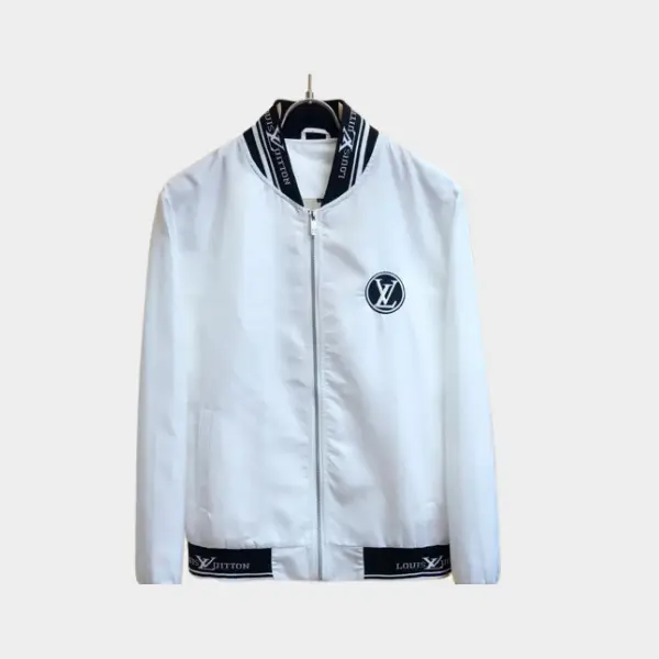 LV Jacket White 2026 | Drip Kickz LV Jacket White