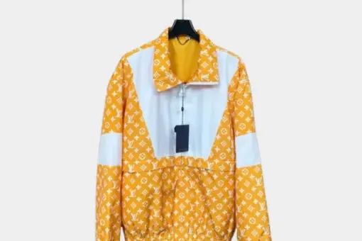 LV Jacket Orange And White