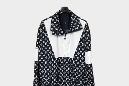 LV Jacket Black And White