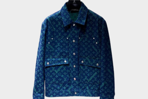 LV Denim Jacket Blue