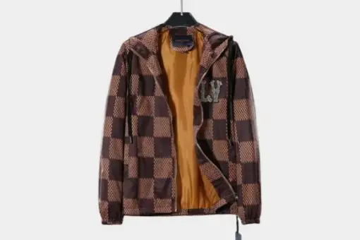 LV Jacket Maroon