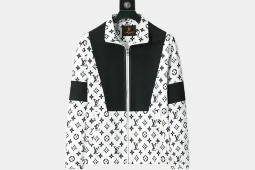 LV Jacket Black And White