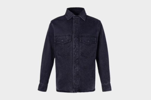 LV Denim Jacket Black