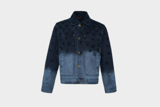 LV Denim Jacket Black Jeans