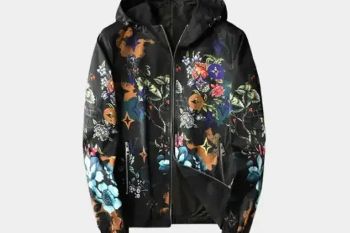 LV Jacket Black Print