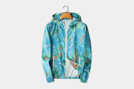 LV Jacket Cyan
