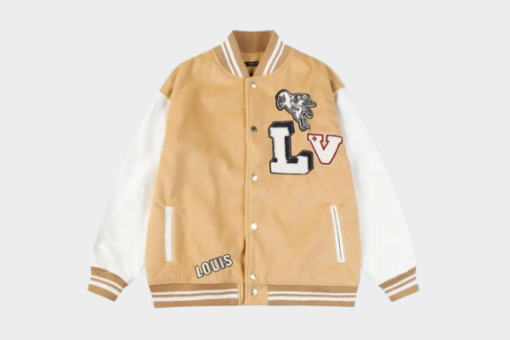LV Jacket Beige And White