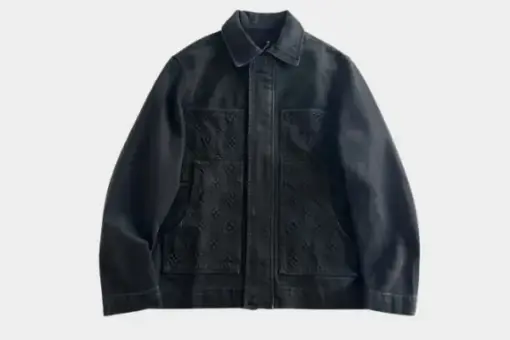 LV Denim Jacket Black