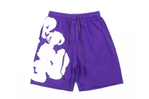 Denim Tears Short Purple Floral Print