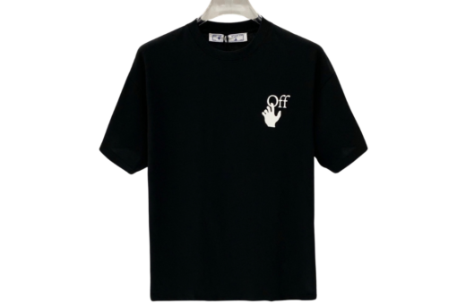 Off-White T Shirt Black With Design