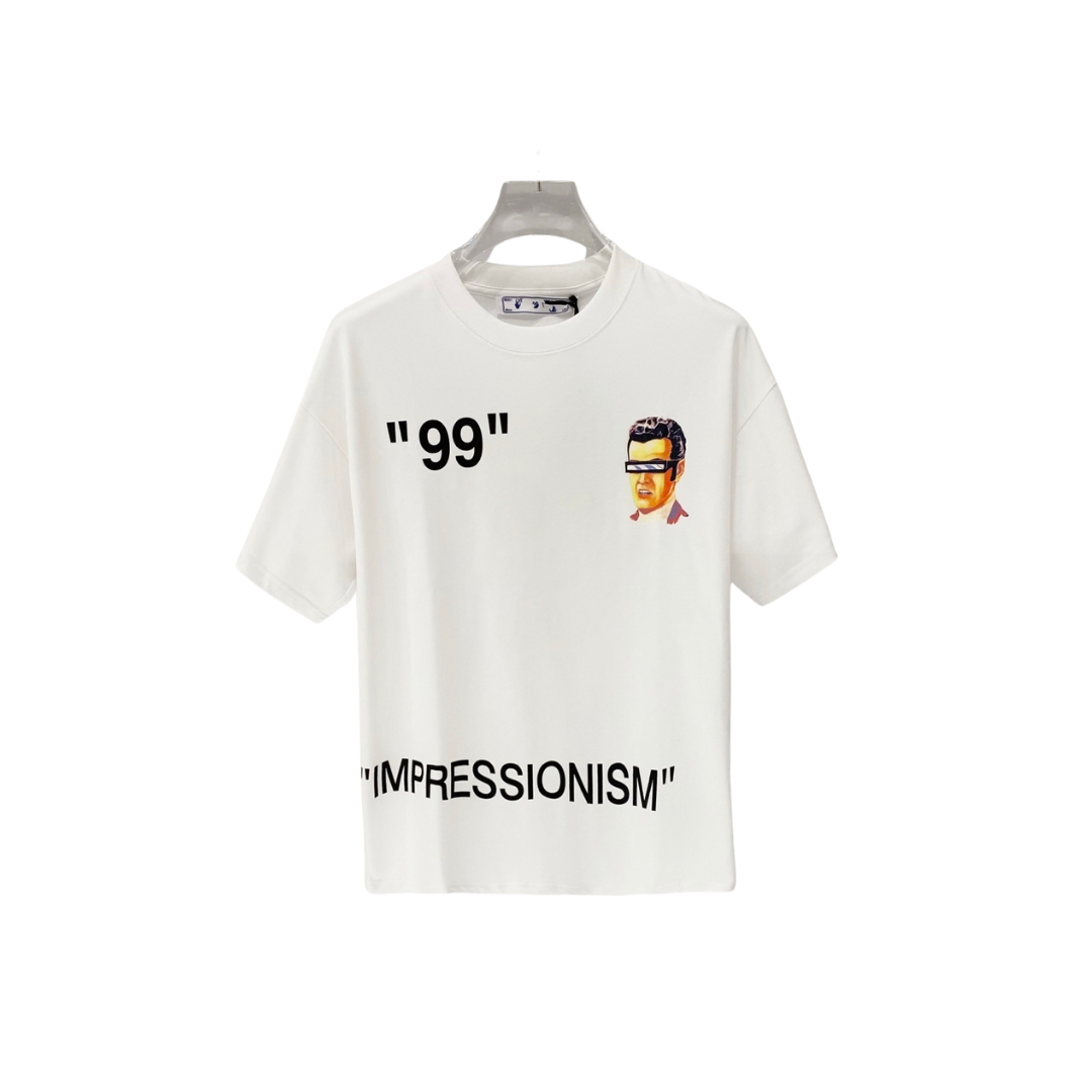 Off-White 99 Graphic Design T Shirt White 2026 | Drip Kickz Off-White 99 Graphic Design T Shirt White