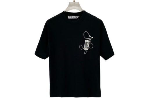 Off-White Signature Logo T Shirt Black