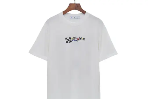 Off-White T Shirt White With Black Monogram