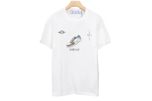 Off-White T Shirt White With Shoe Monogram