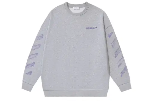 Off-White Sweatshirt Light Gray