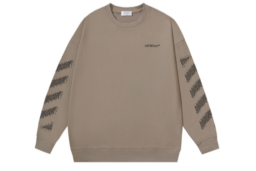 Off-White Sweatshirt Light Brown