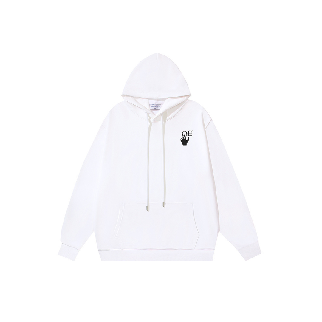 Off-White White Hoodie 2026 | Drip Kickz Off-White White Hoodie