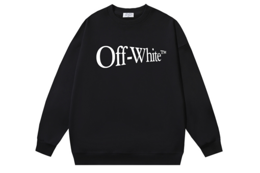 Off-White Sweatshirt Black With Monogram