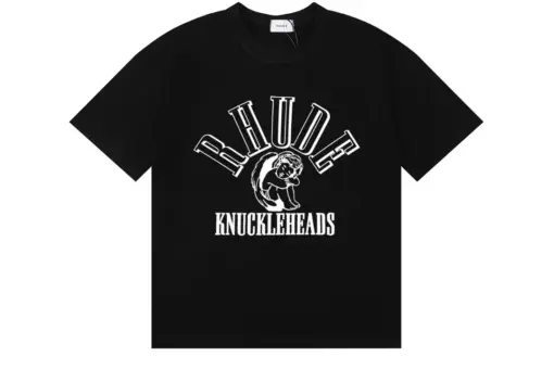 Rhude Knuckleheads T Shirt Vintage Black