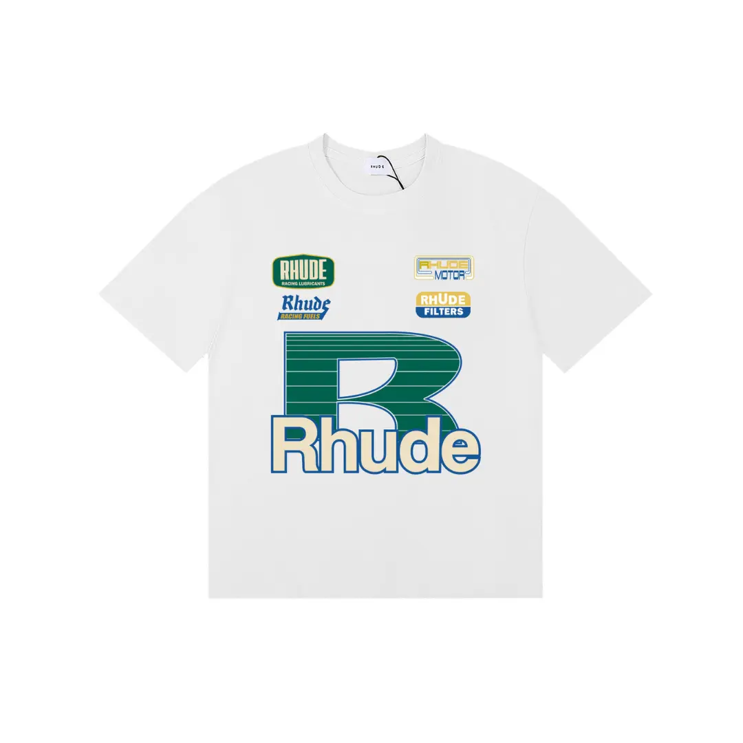 Rhude Roadway Racing T Shirt Vintage White Cotton Jersey 2026 | Drip Kickz Rhude Roadway Racing T Shirt Vintage White Cotton Jersey
