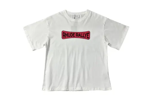 Rhude T Shirt White Cotton Jersey