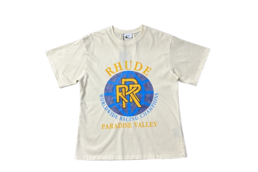 Rhude T Shirt Off White Paradise Valley Cotton Jersey