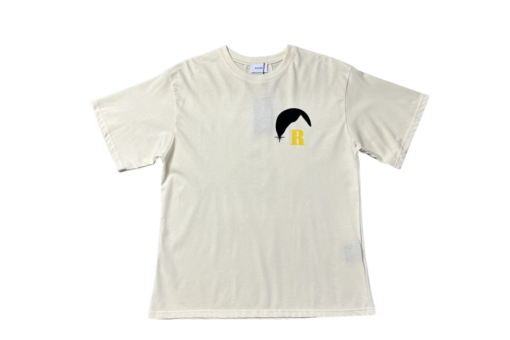 Rhude T Shirt Off White With R Logo Cotton Jersey