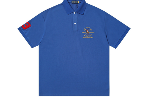 Polo Ralph Lauren Men Custom Slim Fit RLPC Club T Shirt Blue