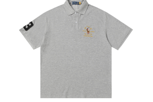Polo Ralph Lauren Men Custom Slim Fit RLPC Club T Shirt Gray