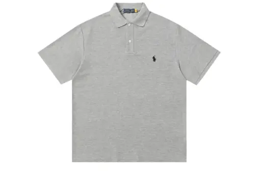 Polo Ralph Lauren Men Custom Slim Fit T Shirt Light Gray