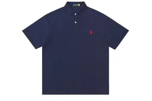 Polo Ralph Lauren Men Custom Slim Fit T Shirt Navy Blue