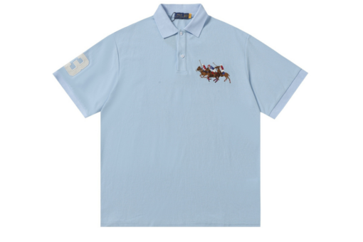 Polo Ralph Lauren Custom Polo T Shirt Sky Blue