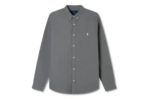 Polo Ralph Lauren Full Sleeve Polo Shirt Gray