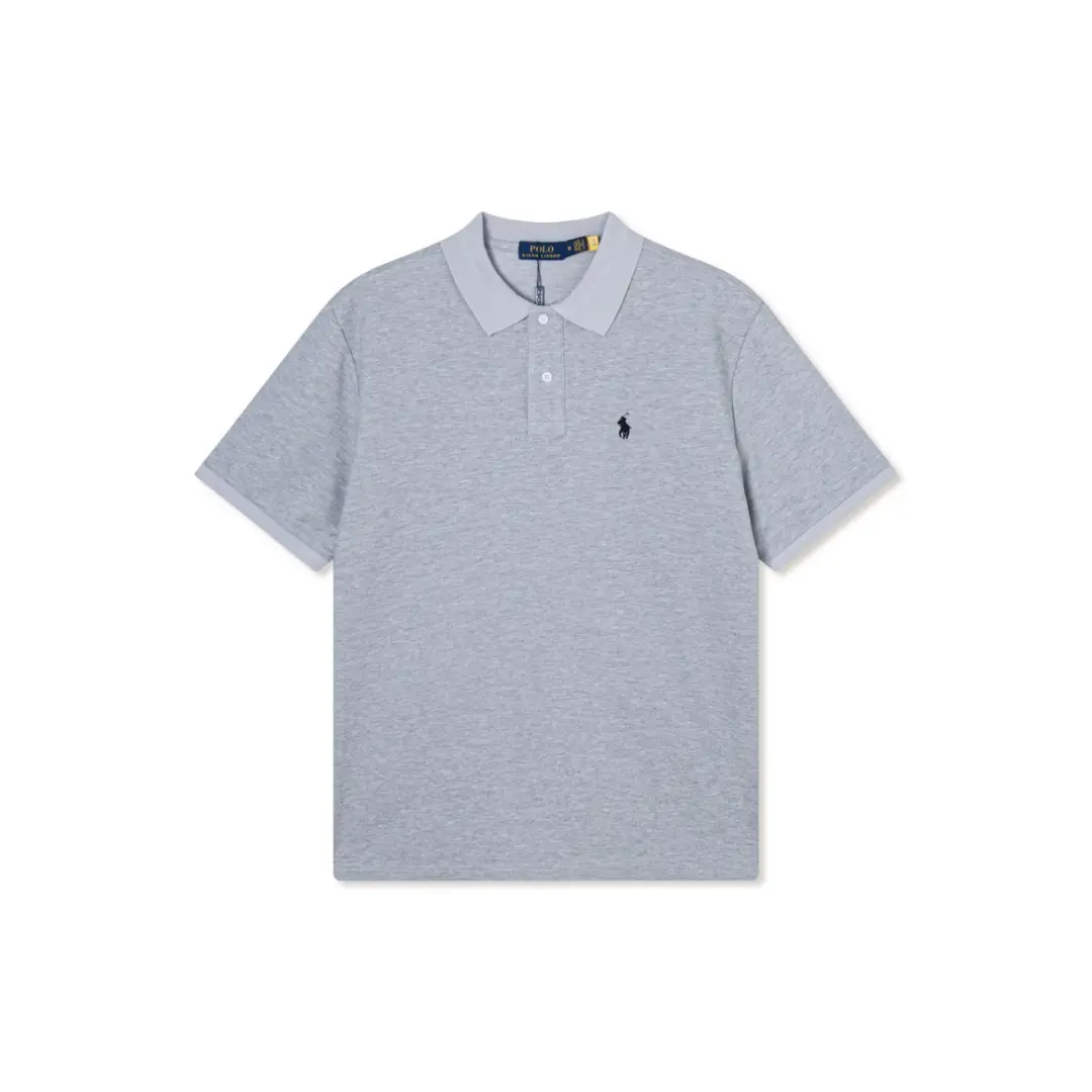 Polo Ralph Lauren Custom Slim Fit Stretch Mesh Polo Shirt Gray 2026 | Drip Kickz Polo Ralph Lauren Custom Slim Fit Stretch Mesh Polo Shirt Gray