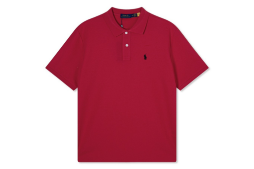 Polo Ralph Lauren Custom Slim Fit Stretch Mesh Polo Shirt Maroon