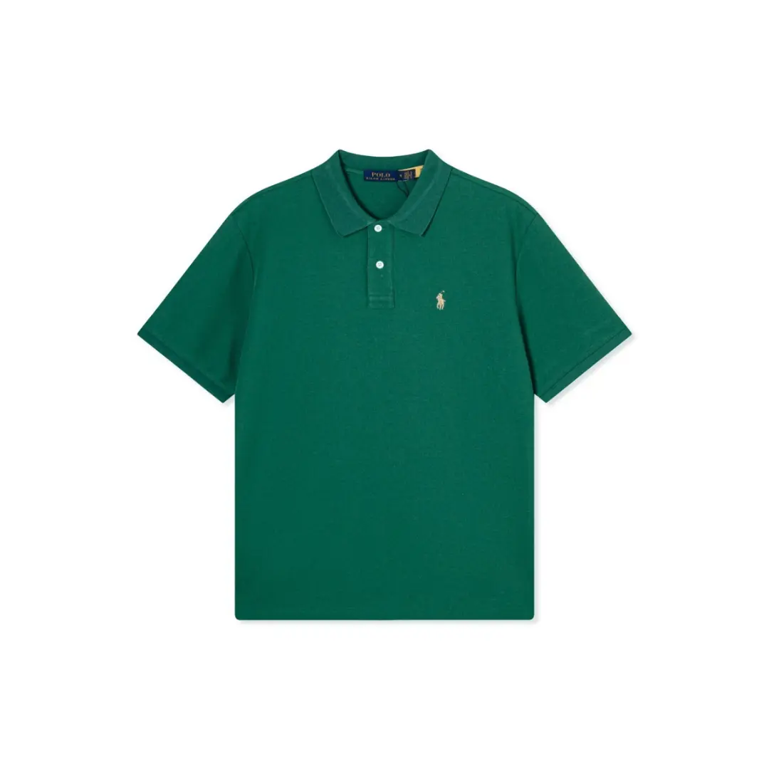 Polo Ralph Lauren Custom Slim Fit Stretch Mesh Polo Shirt Green 2026 | Drip Kickz Polo Ralph Lauren Custom Slim Fit Stretch Mesh Polo Shirt Green