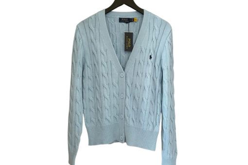 Polo Ralph Lauren Cardigan Sweater Light Sky Blue