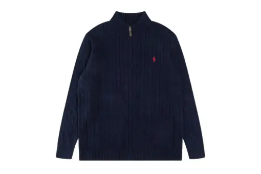 Polo Ralph Lauren Half Zipper Sweater Dark Navy Blue