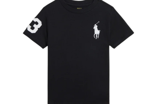 Polo Ralph Lauren Big Pony Cotton Jersey T Shirt Print Black
