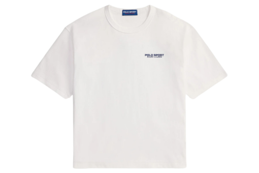 Polo Ralph Lauren Relaxed Fit Polo Sport Jersey T Shirt Print White