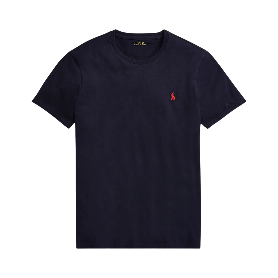 Polo Ralph Lauren CUSTOM SLIM FIT T Shirt Basic Dark Blue 2026 | Drip Kickz Polo Ralph Lauren CUSTOM SLIM FIT T Shirt Basic Dark Blue