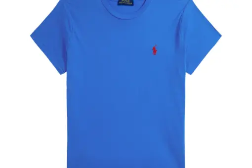 Polo Ralph Lauren CLASSIC FIT COTTON JERSEY CREWNECK Basic T Shirt Blue