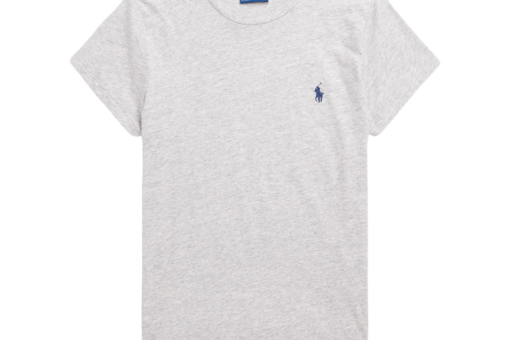 Polo Ralph Lauren CLASSIC FIT COTTON JERSEY CREWNECK Basic T Shirt Cobblestone Heather