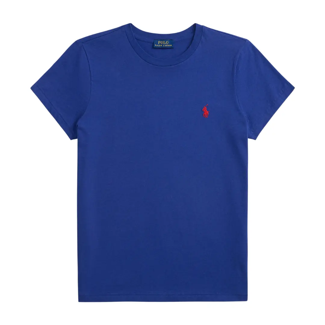 Polo Ralph Lauren CLASSIC FIT COTTON JERSEY CREWNECK Basic T Shirt Heritage Royal 2026 | Drip Kickz Polo Ralph Lauren CLASSIC FIT COTTON JERSEY CREWNECK Basic T Shirt Heritage Royal