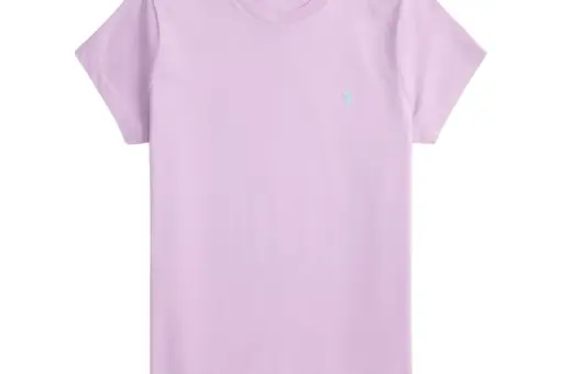 Polo Ralph Lauren CLASSIC FIT COTTON JERSEY CREWNECK Basic T Shirt Light Mauve