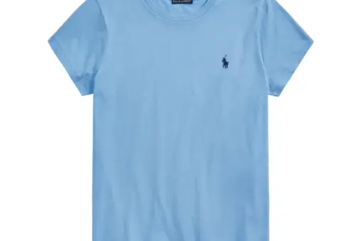 Polo Ralph Lauren CLASSIC FIT COTTON JERSEY CREWNECK Basic T Shirt Nantucket Blue