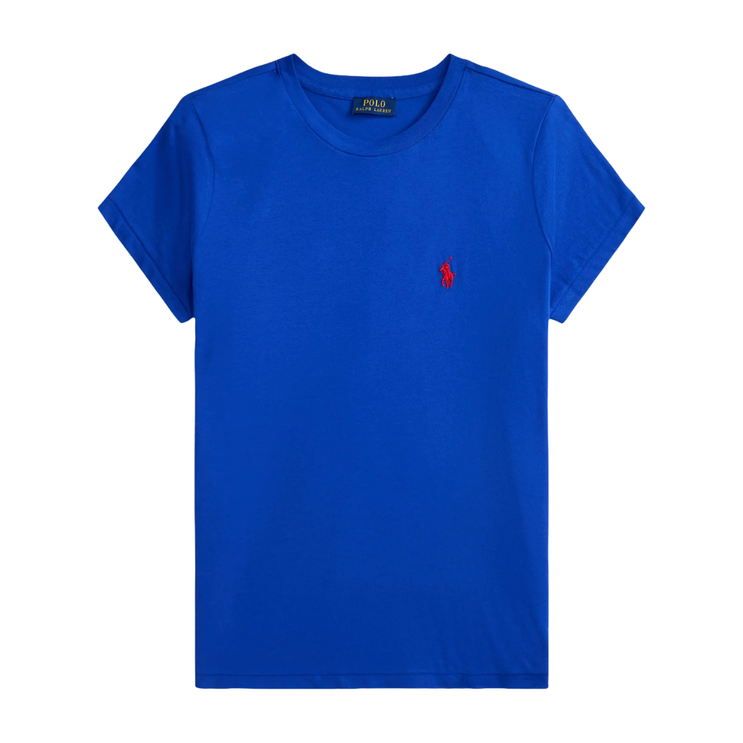 Polo Ralph Lauren CLASSIC FIT COTTON JERSEY CREWNECK Basic T Shirt Pacific Royal 2026 | Drip Kickz Polo Ralph Lauren CLASSIC FIT COTTON JERSEY CREWNECK Basic T Shirt Pacific Royal