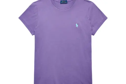 Polo Ralph Lauren CLASSIC FIT COTTON JERSEY CREWNECK Basic T Shirt Pure Lilac