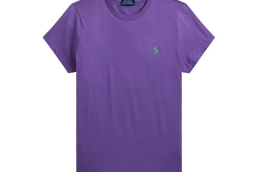 Polo Ralph Lauren CLASSIC FIT COTTON JERSEY CREWNECK Basic T Shirt Purple/Cactus