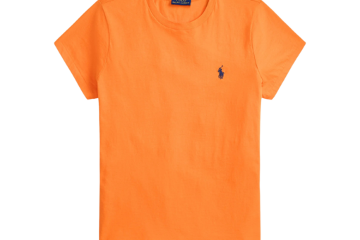 Polo Ralph Lauren CLASSIC FIT COTTON JERSEY CREWNECK Basic T Shirt Solar Orange